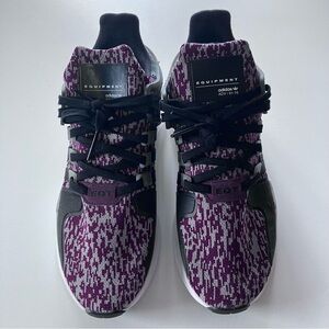 Adidas EQT Support ADV Energy Ink Purple Glitch Knit Women’s Size 6.5